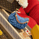 Louis Vuitton Pochette Valley Blue Denim - Image 2