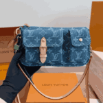 Louis Vuitton Pochette Accessoires Cargo Blue Denim - Image 7