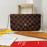 Louis Vuitton Félicie Pochette Damier Ebène Canvas - Image 6