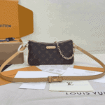 Louis Vuitton Pochette Liv Bag Monogram Brown - Image 5