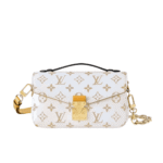 Louis Vuitton Pochette Métis East West Monogram Peach