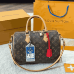 Louis Vuitton Speedy Soft Crafty Bag Monogram Red - Image 5