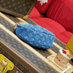 Louis Vuitton Pochette Valley Blue Denim - Image 7