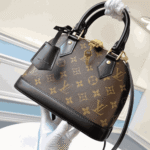 Louis Vuitton Alma BB Bag Monogram Canvas Black - Image 5
