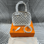 Louis Vuitton Alma BB Pink Damier Ebene Canvas - Image 3