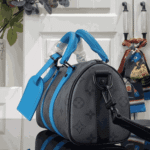 Louis Vuitton Keepall Bandoulière 25 Monogram Eclipse Reverse Turquoise - Image 2