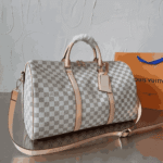 Louis Vuitton Keepall Bandoulière Travel Bag Beige - Image 3