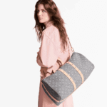 Louis Vuitton Keepall Bandoulière 45 Cloudy Gray Monogram Denim - Image 4