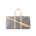Louis Vuitton Keepall Bandoulière 45 Cloudy Gray Monogram Denim