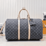 Louis Vuitton Keepall Bandoulière 45 Denim Cloudy Gray - Image 3