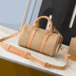 Louis Vuitton Keepall Bandoulière 25 Bag Beige - Image 7