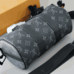 Louis Vuitton Keepall Bandoulière Monogram Eclipse Black - Image 2