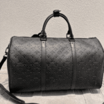 Louis Vuitton Keepall Bandoulière Black Monogram Shadow - Image 4
