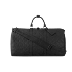 Louis Vuitton Keepall Bandoulière Black Monogram Shadow