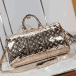 Louis Vuitton Keepall Bandoulière Copper Monogram Miroir - Image 3