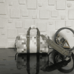 Louis Vuitton Keepall Bandoulière Khaki Damoflage - Image 3