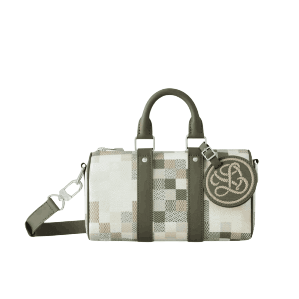 Louis Vuitton Keepall Bandoulière Khaki Damoflage