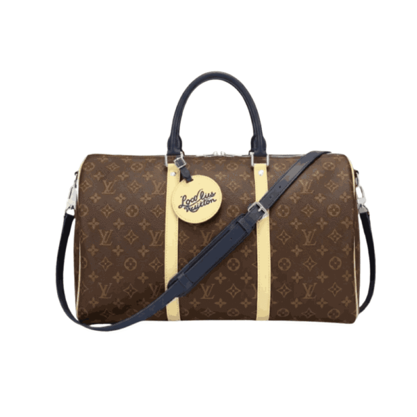Louis Vuitton Keepall Bandoulière Monogram Canvas Light Yellow