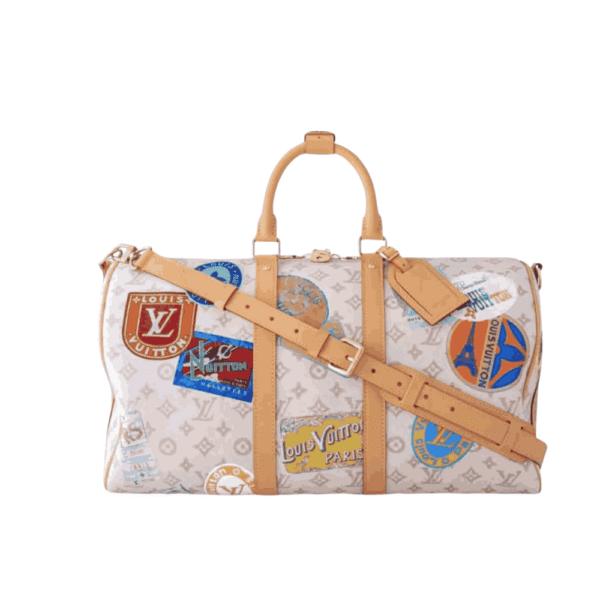 Louis Vuitton Keepall Bandoulière Monogram Dune Coated Canvas