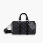 Louis Vuitton Keepall Bandoulière Monogram Eclipse Black
