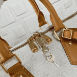 Louis Vuitton Keepall Bandoulière Off White Monogram Heritage - Image 2