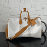 Louis Vuitton Keepall Bandoulière Off White Monogram Heritage - Image 4