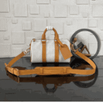 Louis Vuitton Keepall Bandoulière Off White Monogram Heritage - Image 4