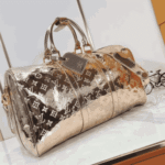 Louis Vuitton Keepall Bandoulière Copper Monogram Miroir - Image 5