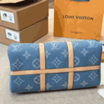 Louis Vuitton Keepall Bandoulière Denim Blue - Image 5