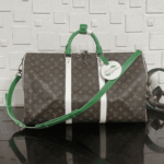 Louis Vuitton Keepall Bandoulière Monogram Green - Image 4