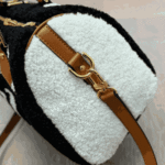 Louis Vuitton Monogram Teddy Speedy Bandouliere Black White - Image 3
