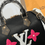 Louis Vuitton Monogram Teddy Speedy Bandouliere Black - Image 2