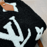 Louis Vuitton Monogram Teddy Speedy Bandouliere Black White - Image 5