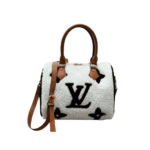 Louis Vuitton Monogram Teddy Speedy Bandoulière White