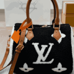 Louis Vuitton Monogram Teddy Speedy Bandouliere Black White - Image 6