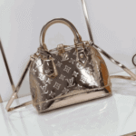 Louis Vuitton Nano Alma Monogram Miroir Gold - Image 5
