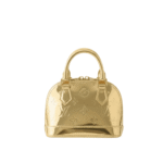 Louis Vuitton Nano Alma Monogram Miroir Gold