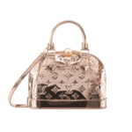 Louis Vuitton Nano Alma Monogram Miroir Gold