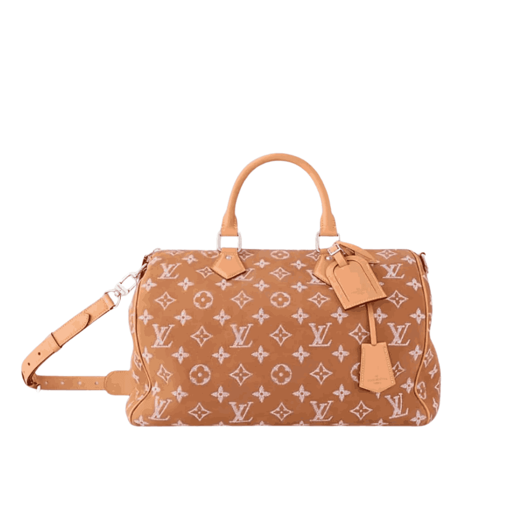Louis Vuitton Speedy Bandoulière Bag Nubuck Louis Vuitton Speedy Bandoulière Bag Nubuck - Image 1