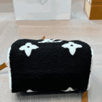 Louis Vuitton Monogram Teddy Speedy Bandouliere Black White - Image 2