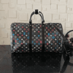 Louis Vuitton x Takashi Murakami Keepall Bandoulière Black - Image 3