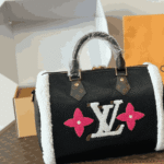Louis Vuitton Monogram Teddy Speedy Bandouliere Black - Image 7
