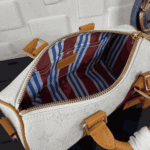 Louis Vuitton Keepall Bandoulière Off White Monogram Heritage - Image 9