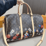 Louis Vuitton X Takashi Murakami Keepall Bandoulière Brown - Image 4