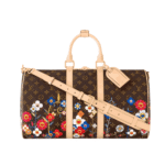 Louis Vuitton X Takashi Murakami Keepall Bandoulière Brown