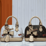 Louis Vuitton X Takashi Murakami Monogram Cerise Alma BB White - Image 3