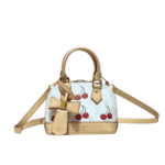 Louis Vuitton X Takashi Murakami Monogram Cerise Alma BB White