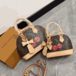 Louis Vuitton X Takashi Murakami Monogram Cerise Nano Alma Brown - Image 5
