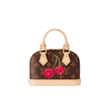 Louis Vuitton X Takashi Murakami Monogram Cerise Nano Alma Brown