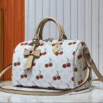 Louis Vuitton X Takashi Murakami Monogram Cerise Speedy White - Image 6